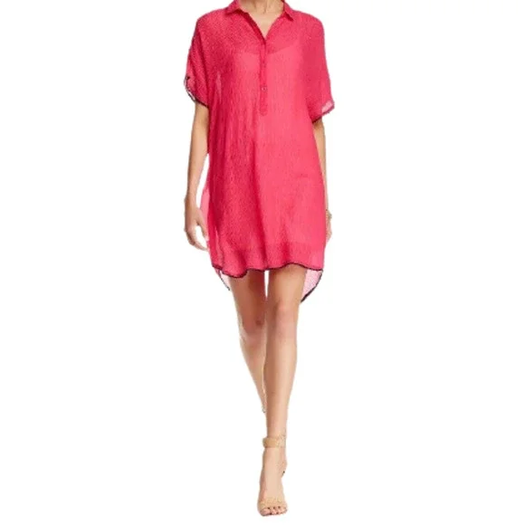 ワンピース ZADIG & VOLTAIRE Woman Dress Pink WWDR02414 670 Long Pink Silk Lace Dress | Zadig&Voltaire